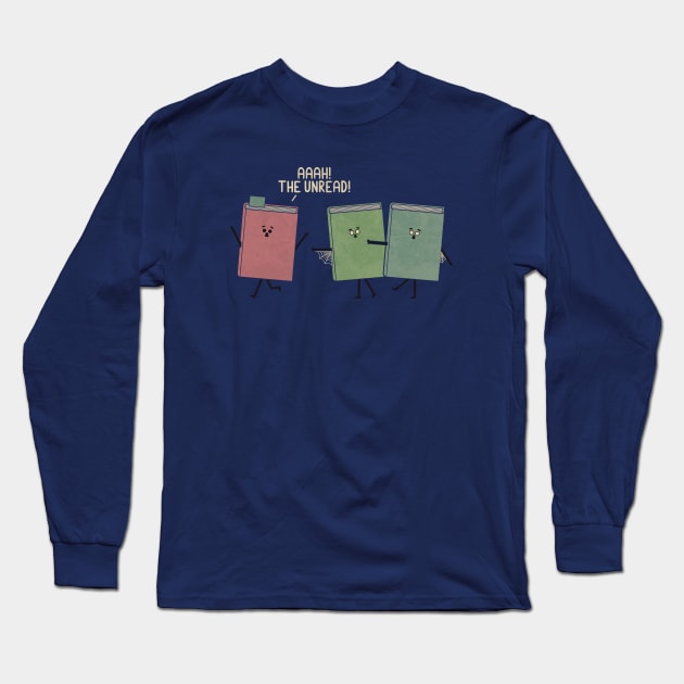 Unread Long Sleeve T-Shirt by HandsOffMyDinosaur